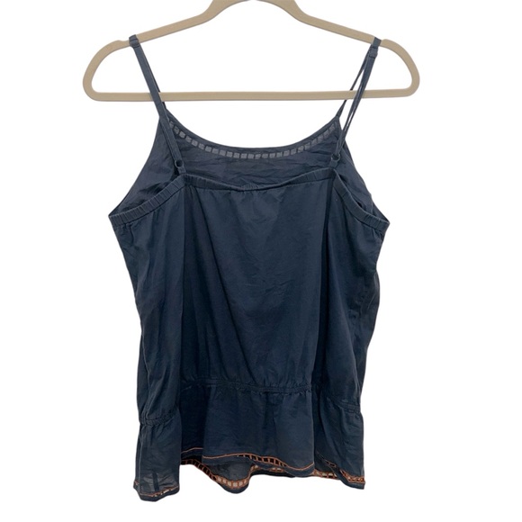 Forever 21 100% Cotton Embroidered Boho Earthy Artsy Nicely Detailed Top Sz M - Picture 2 of 9